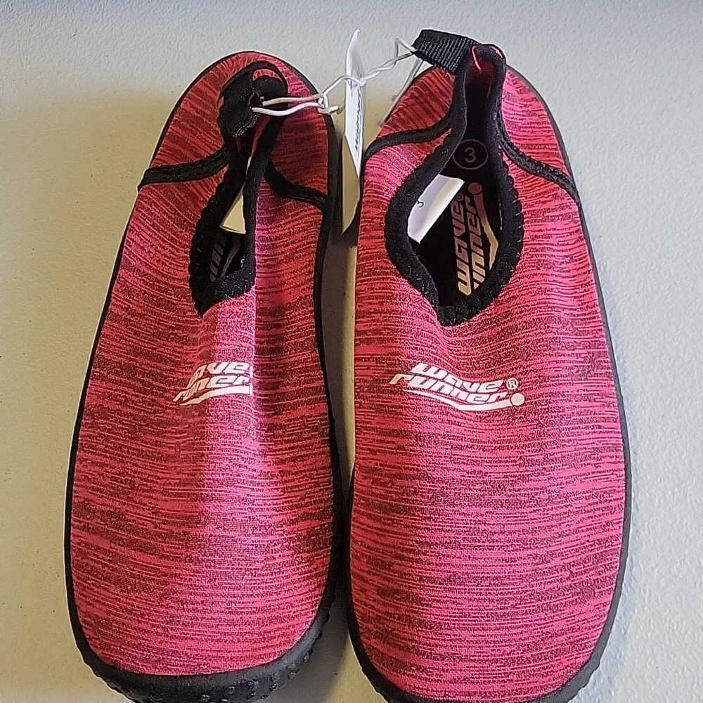 Red Slip-On Water Shoes
